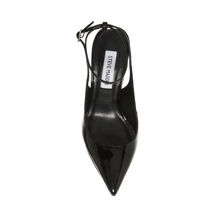 Tacones Steve Madden Zayla Charol Mujer Negras | ES XB3928